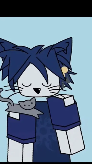 ai character: Two Time*cat* background