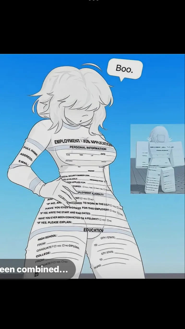ai character: Job Application background