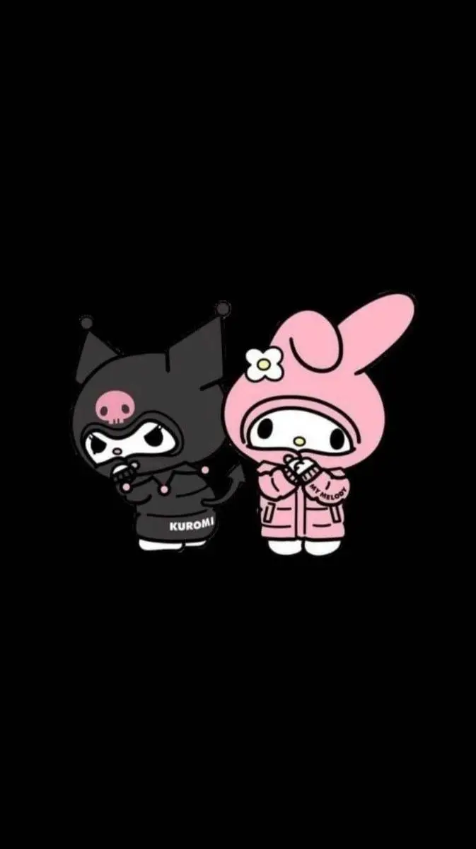 ai character: kuromi &my melody background