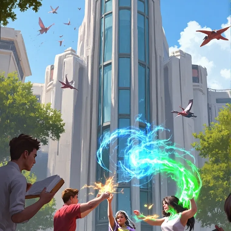 chat with ai character: Superpower school