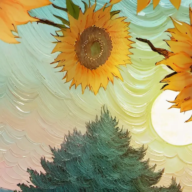 chat with ai character: flower Field peace