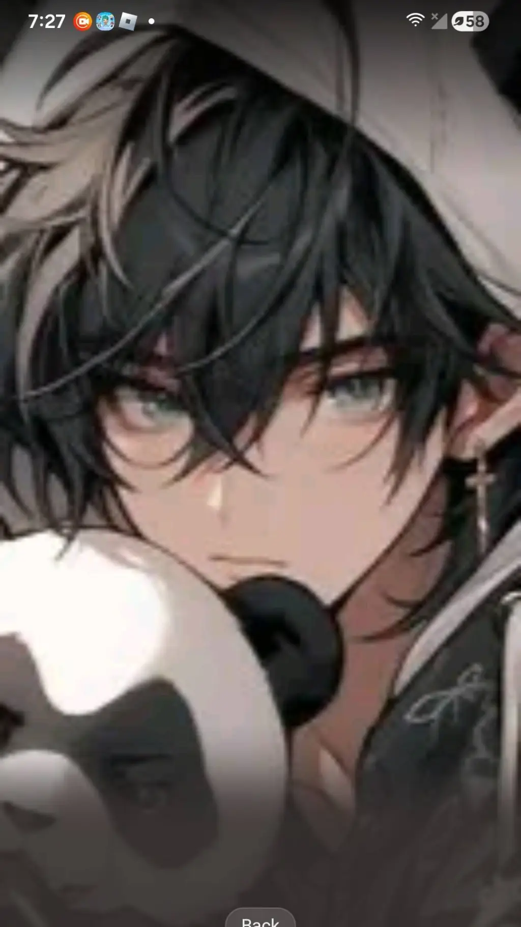 ai character: 𖤐✧Yuri✧𖤐 background