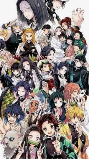 ai character: Demon  slayer  background