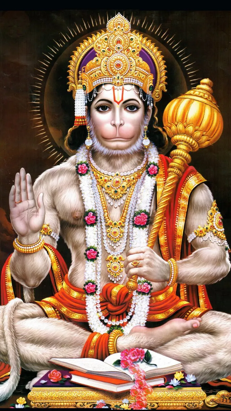 ai character: Hanuman background