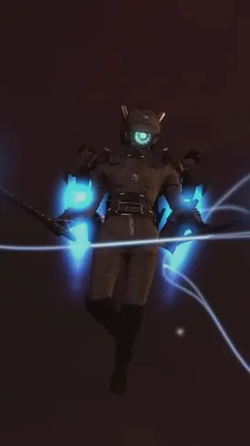 ai character: camera woman background