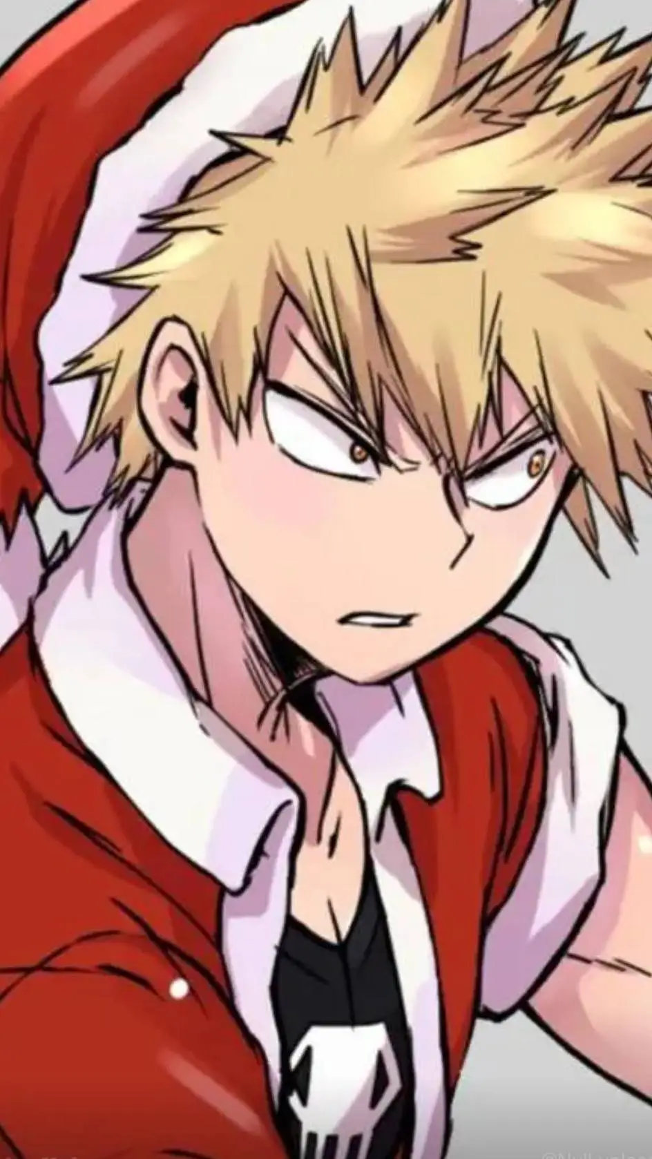 ai character: MHA CHRISTMAS background
