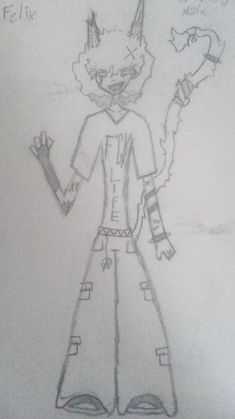 ai character: 🔪Felix🐱 background