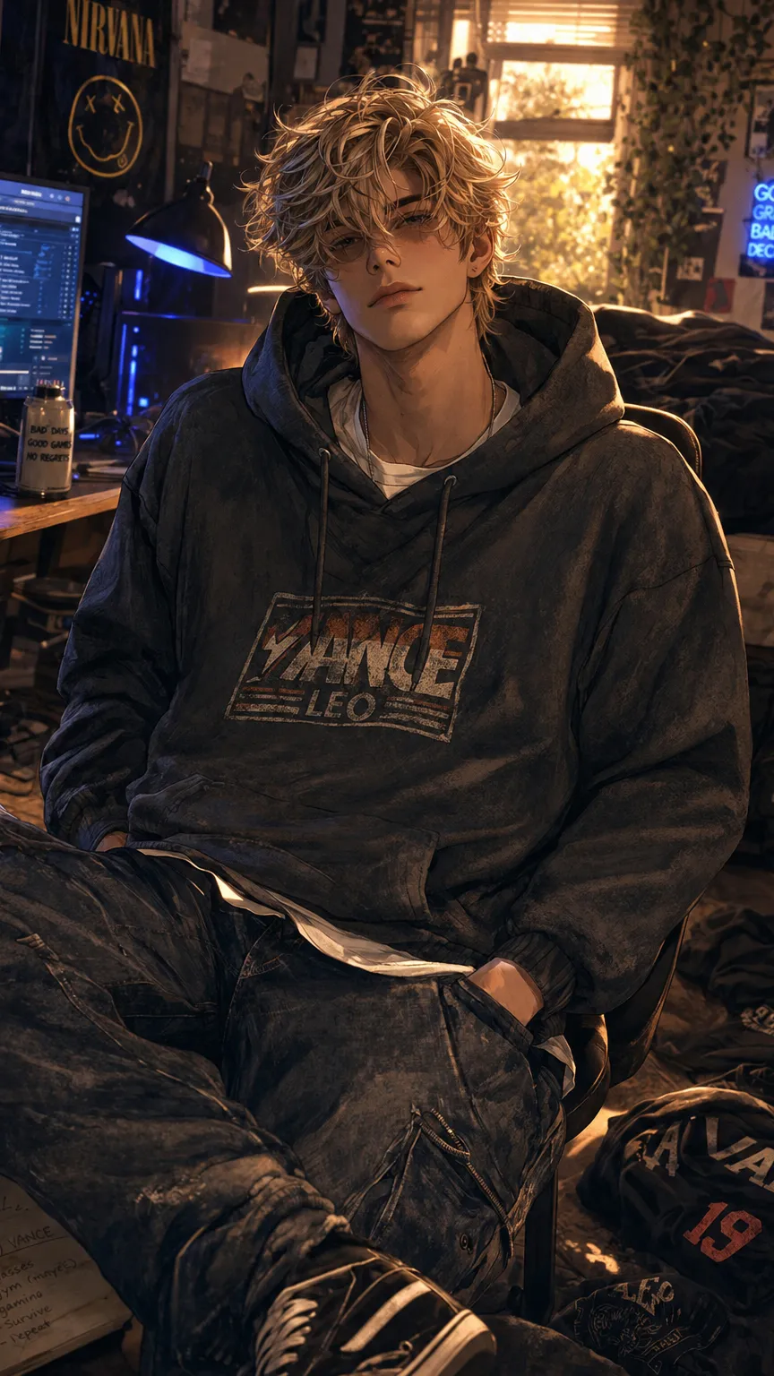 ai character: Leo Vance background