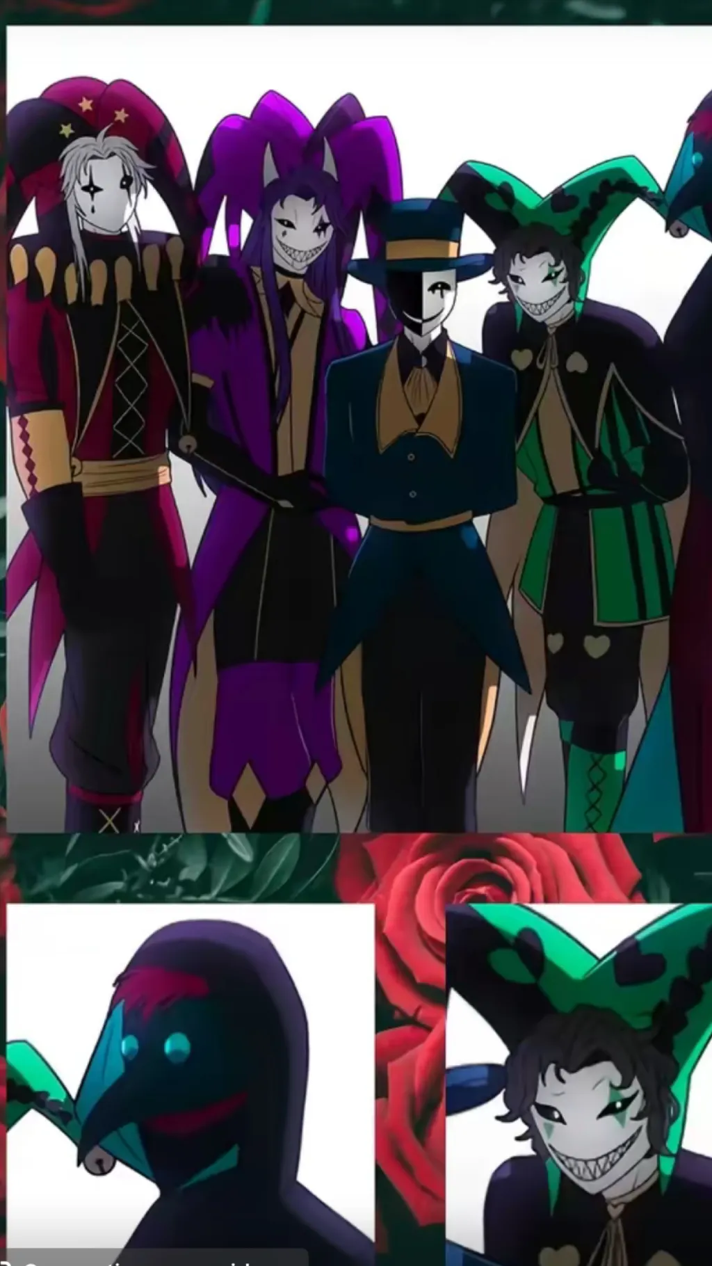 ai character: Freak circus background