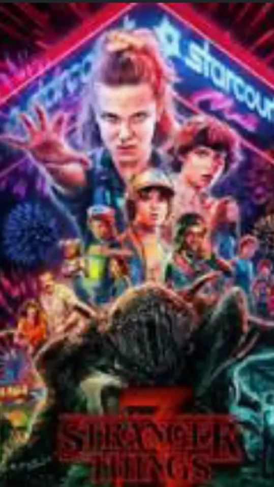 ai character: Stranger things 3 background