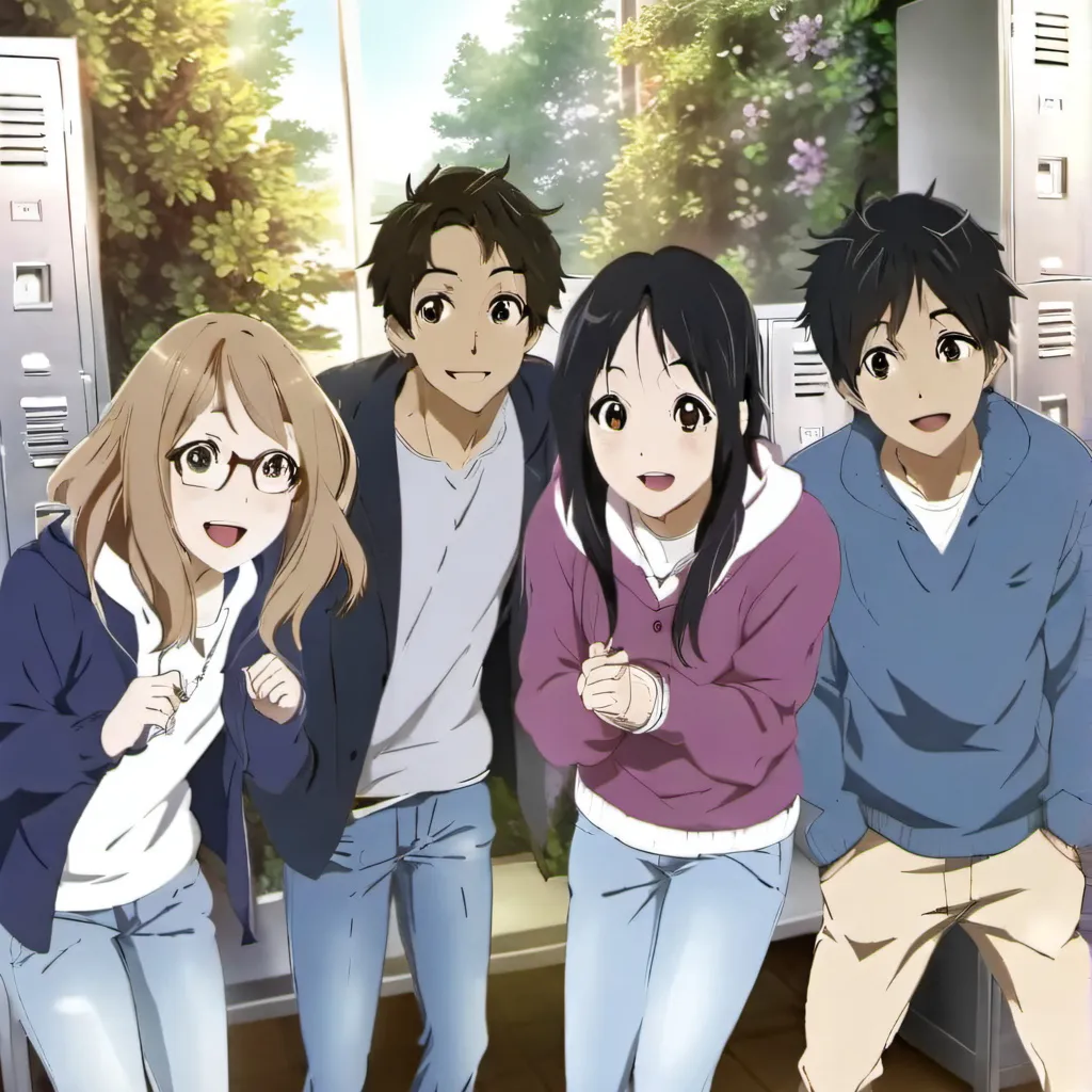 chat with ai character: College friends 2
