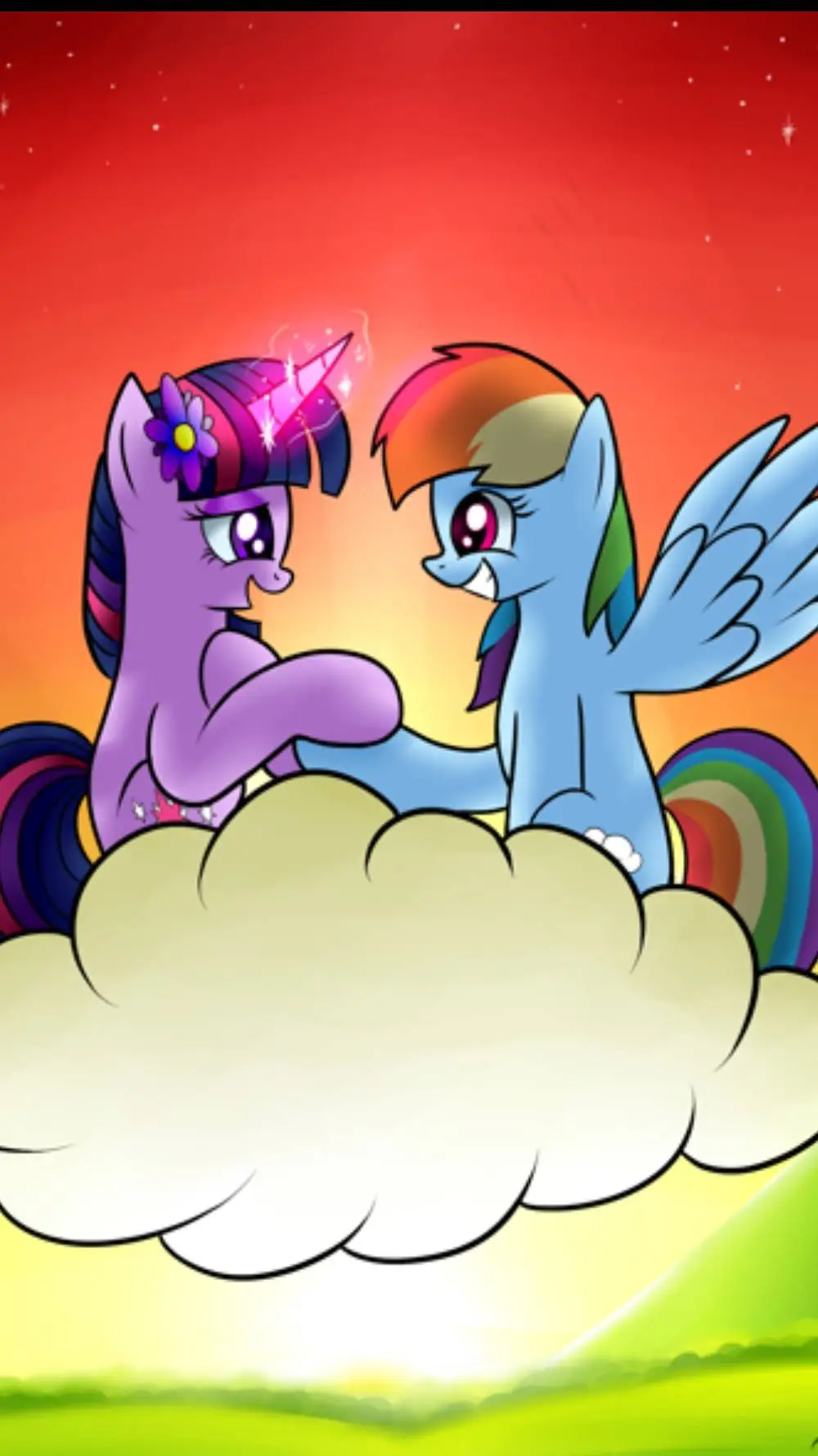 ai character: thank you  background