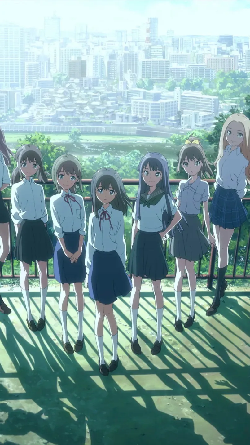 ai character: Girl group background