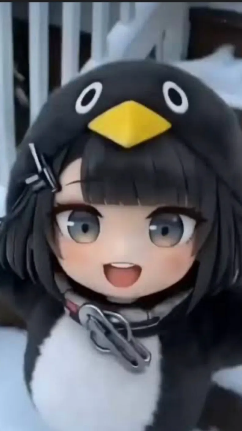 ai character: Gugugaga peguine background