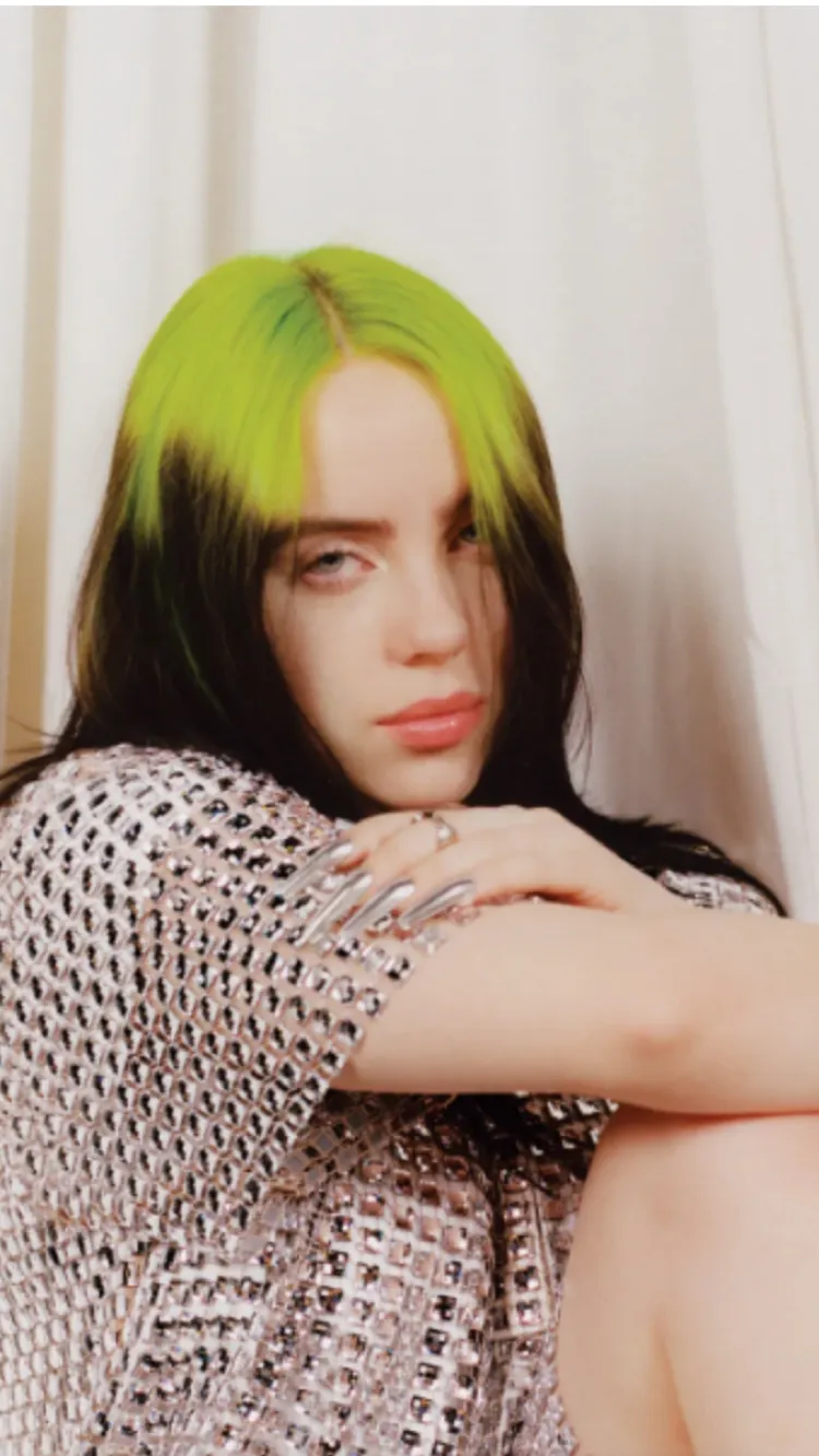 ai character: Billie eillish  background