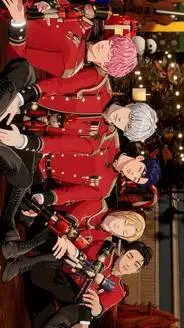 ai character: 🎁Plave Christmas🎄 background