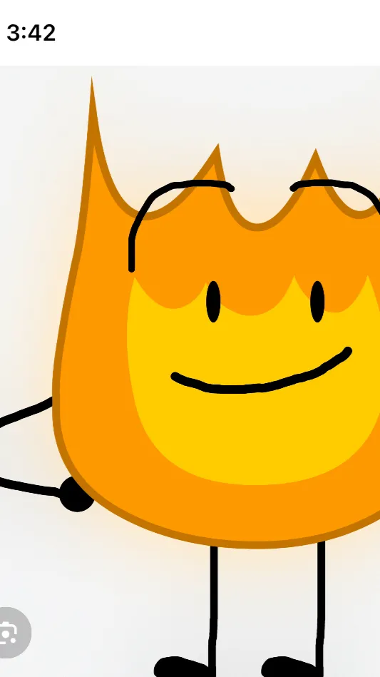 ai character: Firey (bfdi) background
