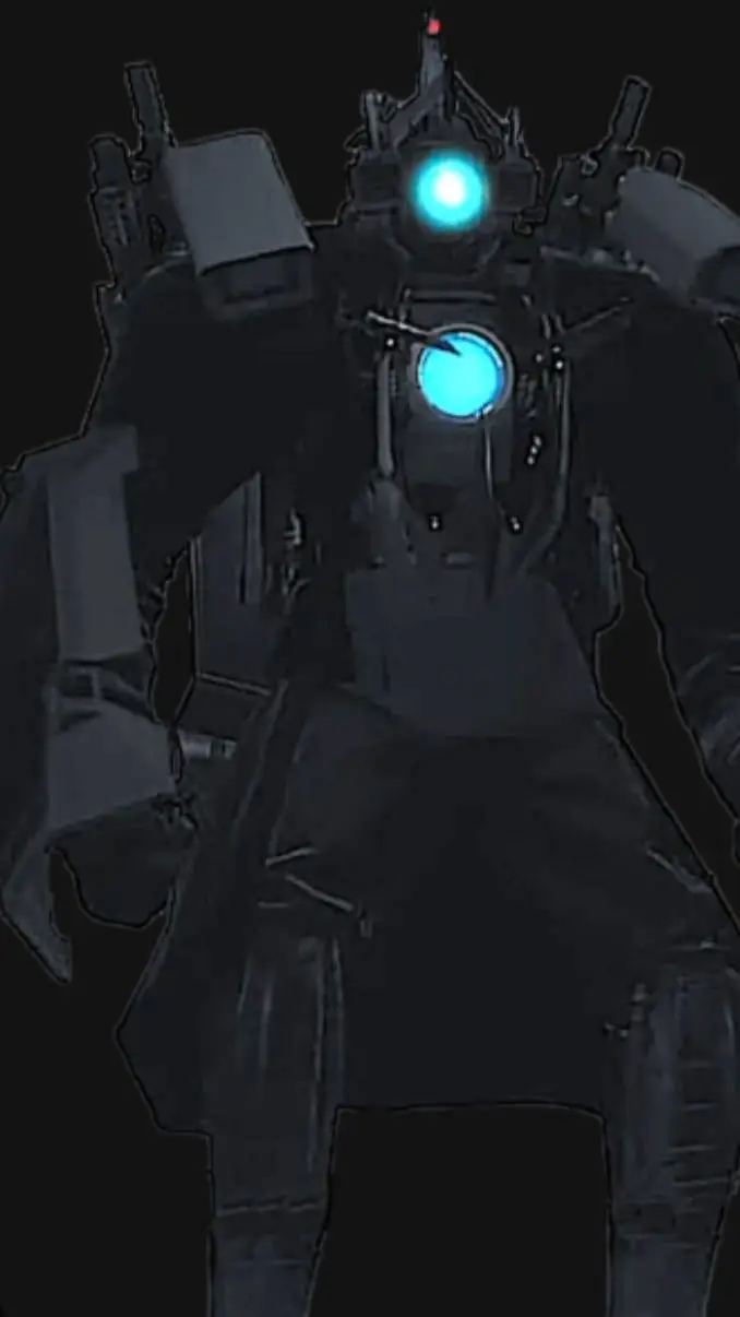 ai character: Titan cameraman  background