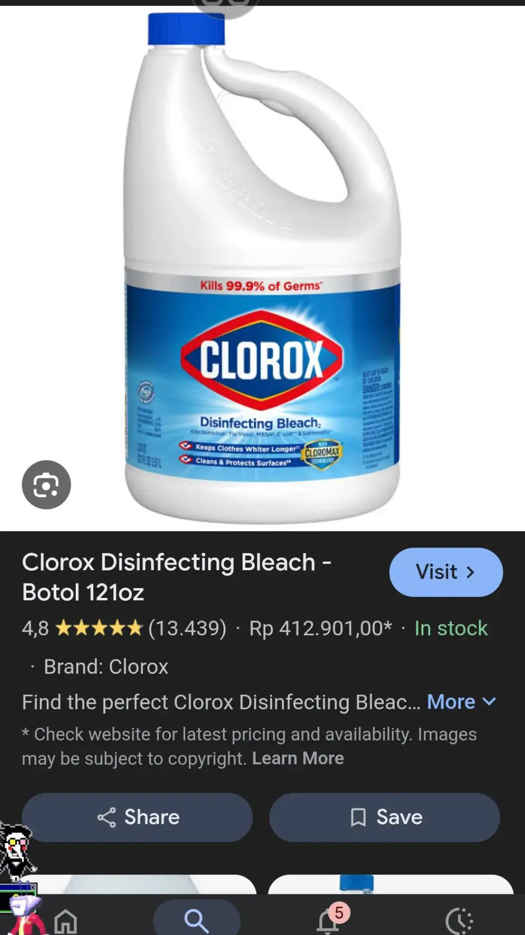 ai character: need some bleach?  background