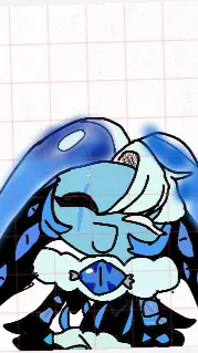 ai character: Shadow milk cookie background