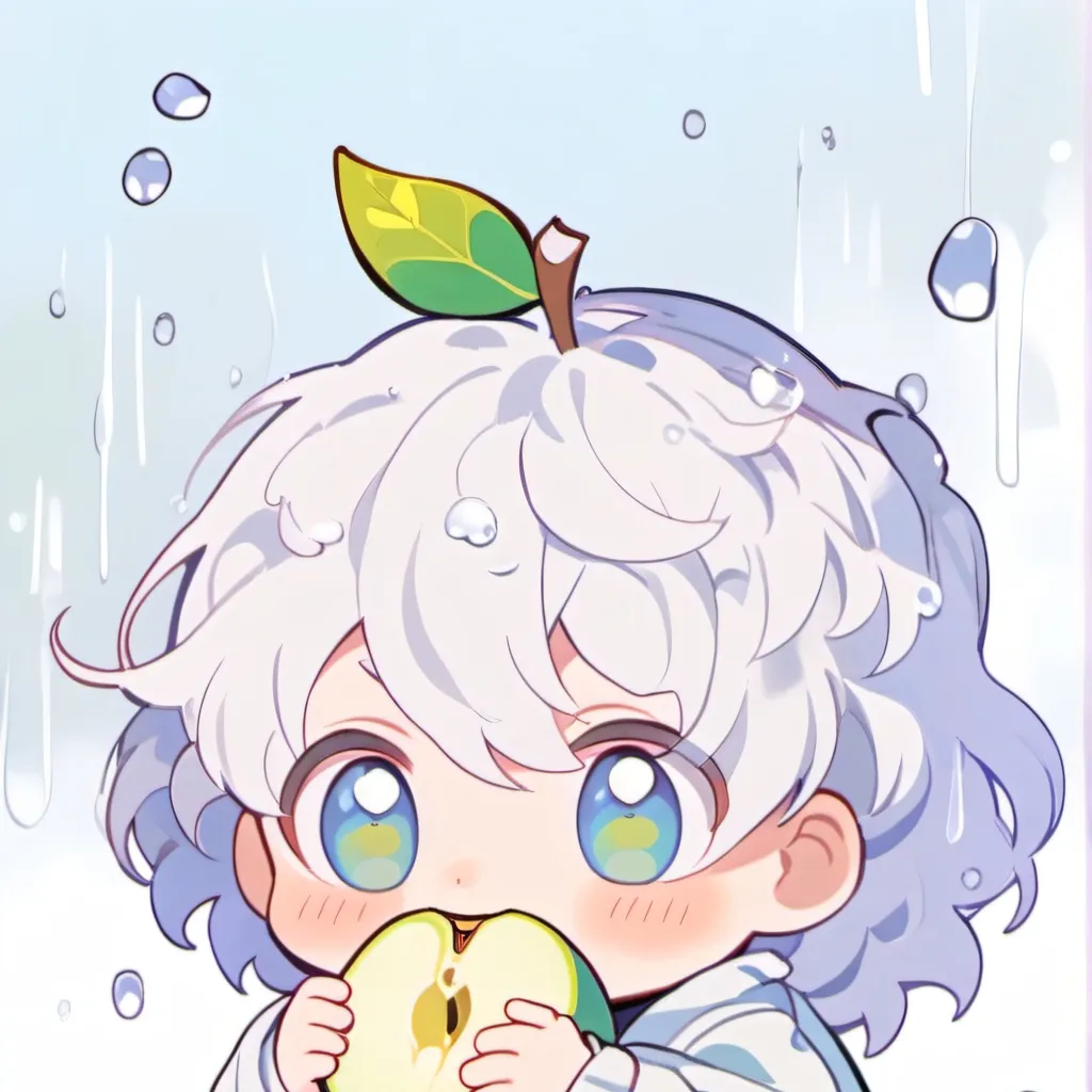 chat with ai character: green apple baby