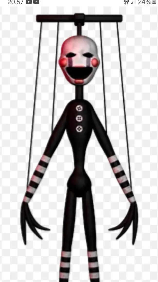 ai character: puppet background