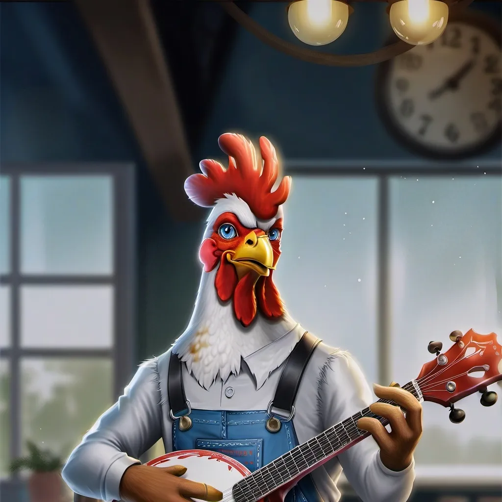 chat with ai character: Clucky 