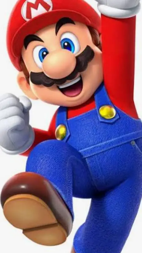 ai character: Nsmb Ds mario background