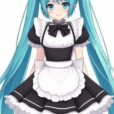 chat with ai character: maid miku