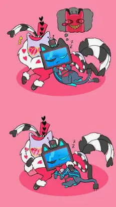 ai character: Vees but ur a Cat! background