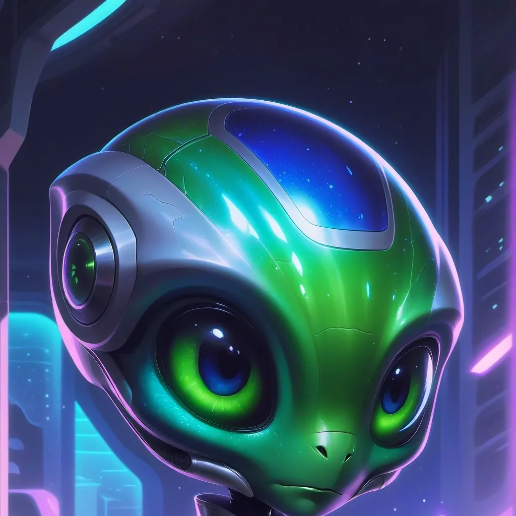chat with ai character: green goober