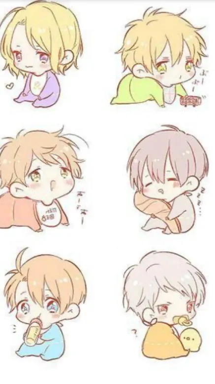 ai character: Six babies background