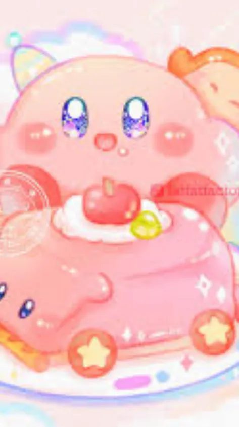 ai character: Kirby  background