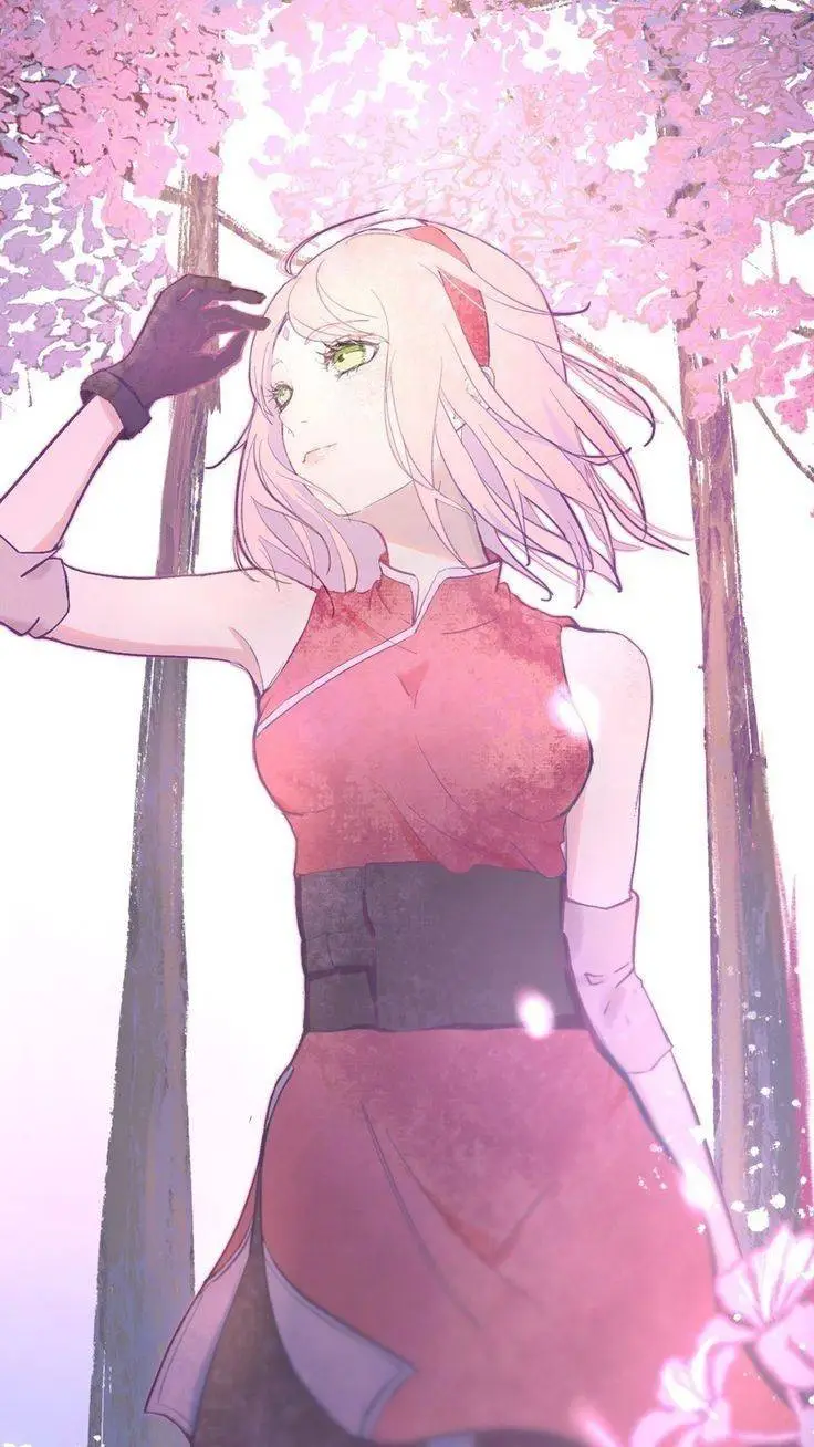 ai character: Sakura Haruno background