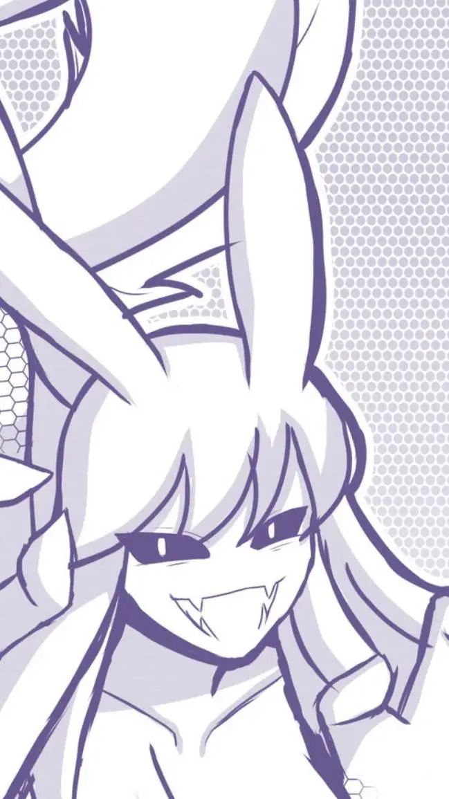 ai character: Monstrous seabunny background
