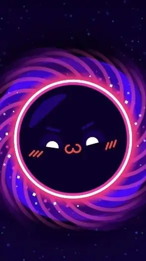 ai character: Black hole background
