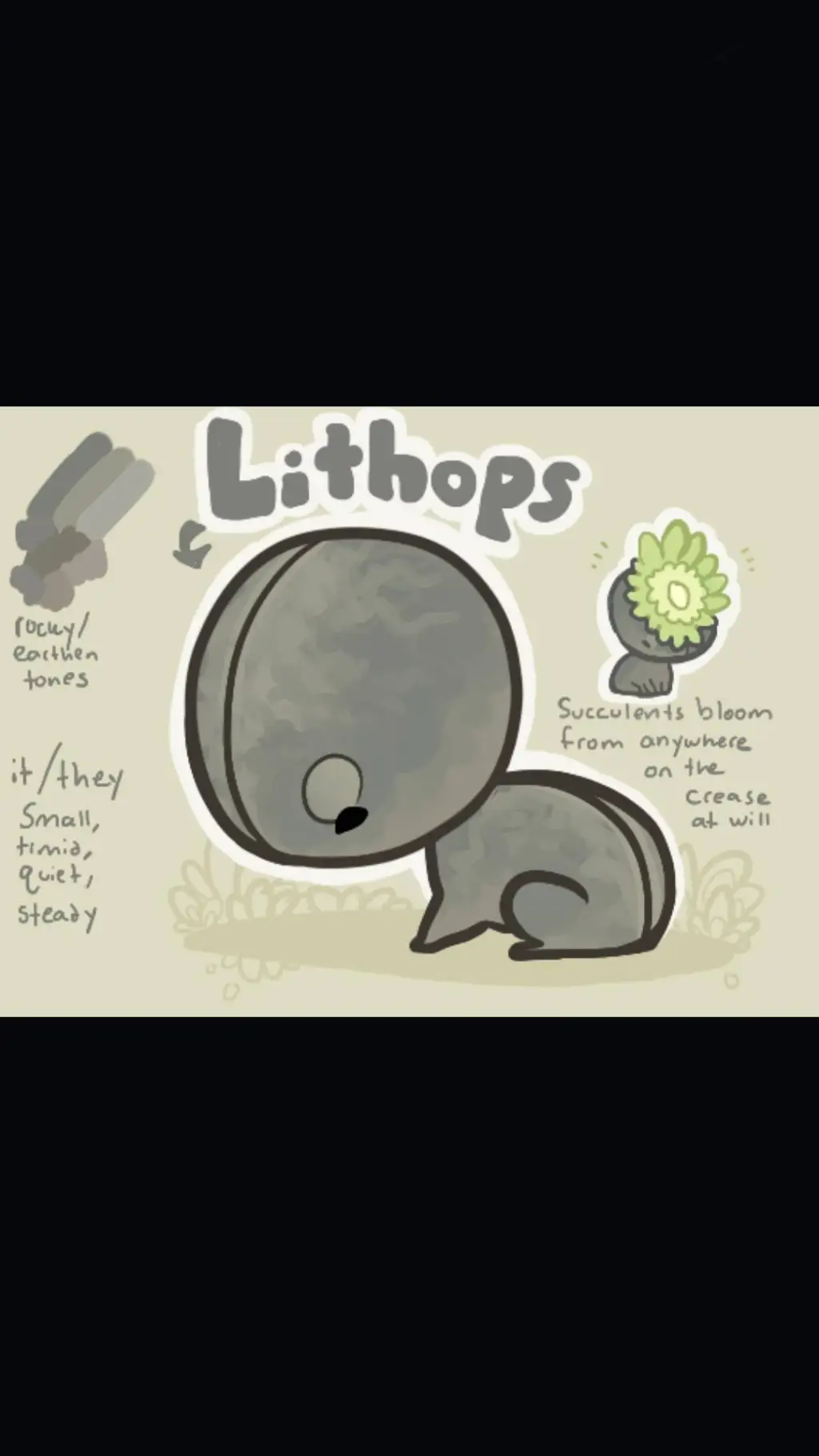 ai character: Lithops background