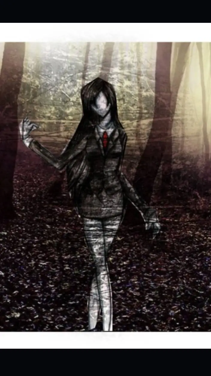 ai character: Slender woman background