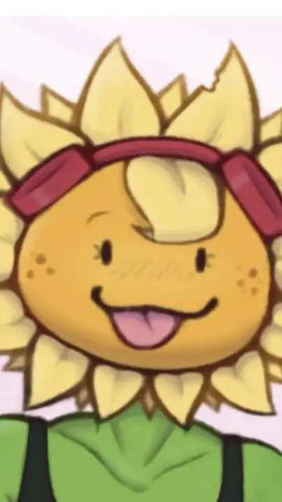 ai character: Sunflower background