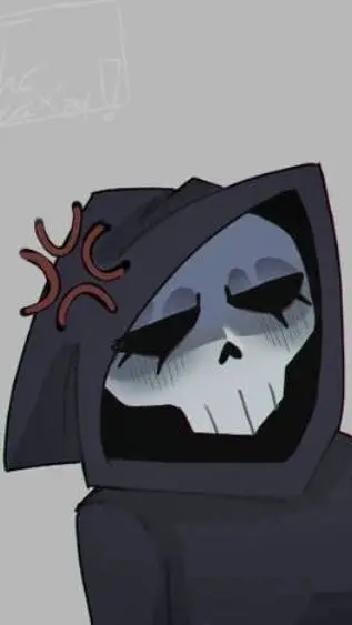 ai character: Grim background