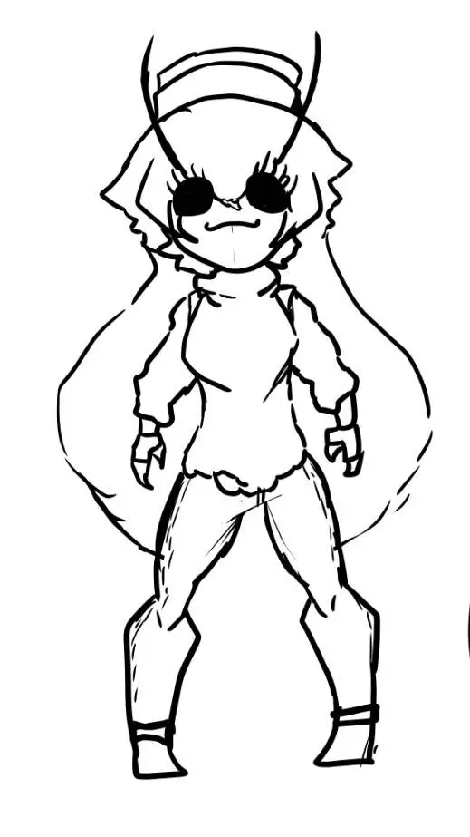 ai character: millipede background