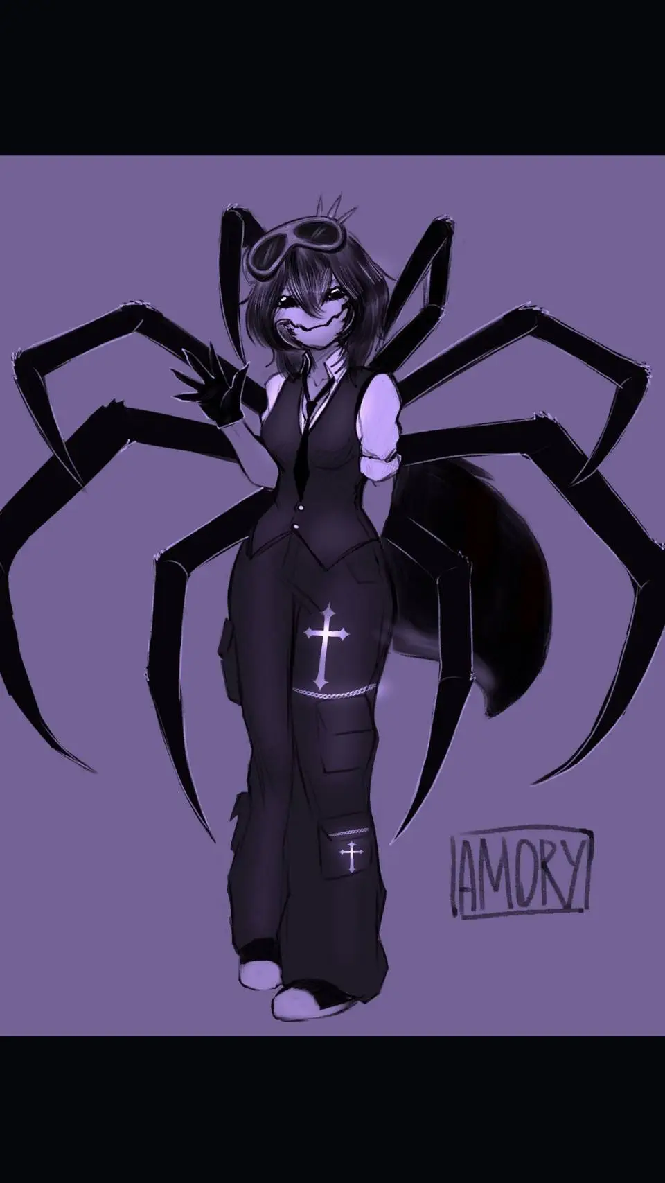 ai character: Spider background