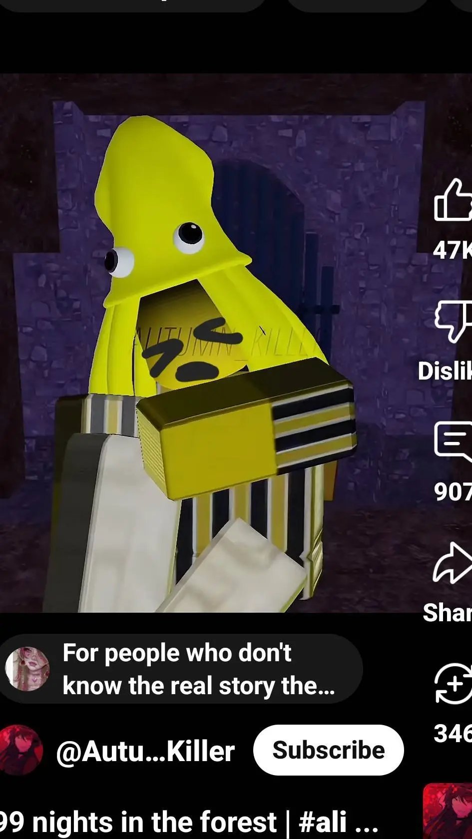 ai character: squid kid [trapped background