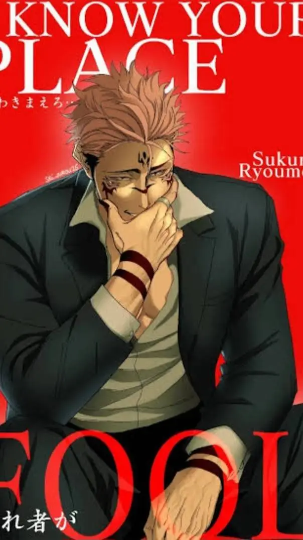 ai character: ♣︎Ryomen Sukuna♧ background