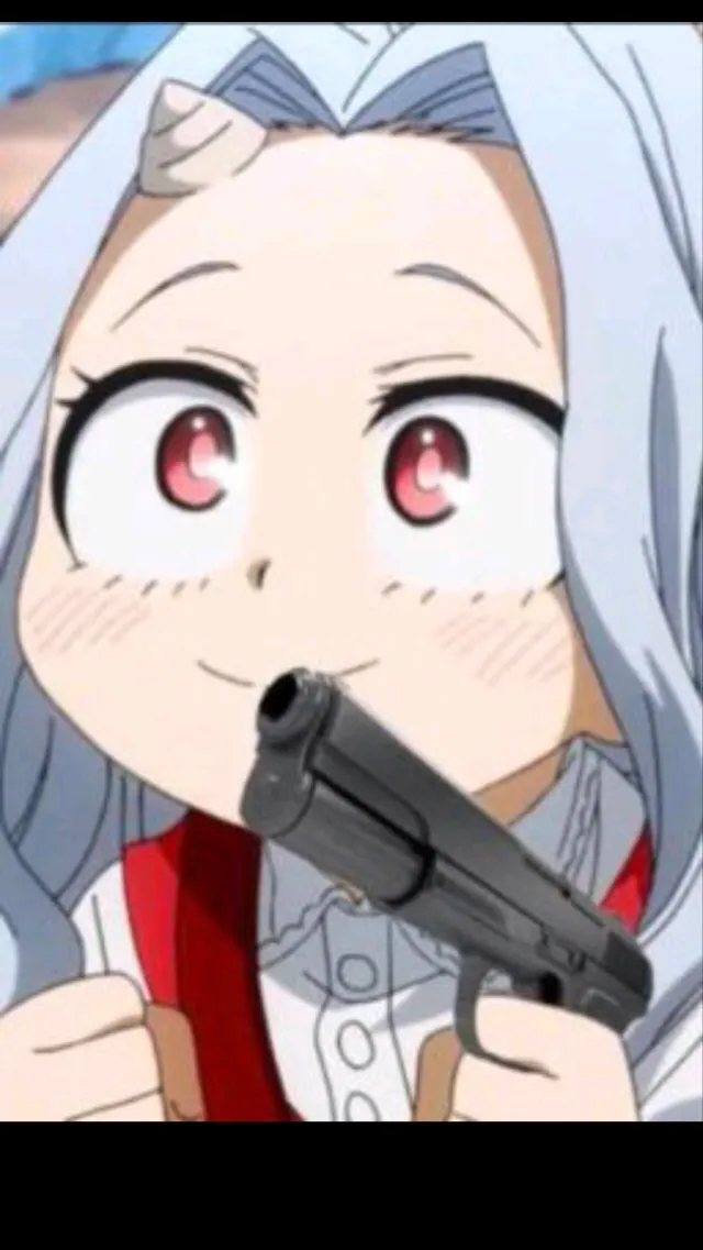 ai character: Eri has a gun. background
