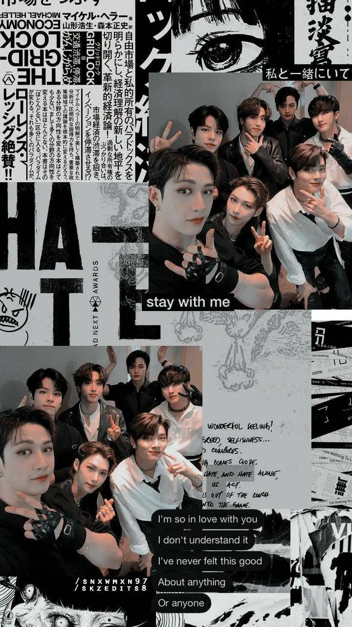 ai character: SKZ❤ background