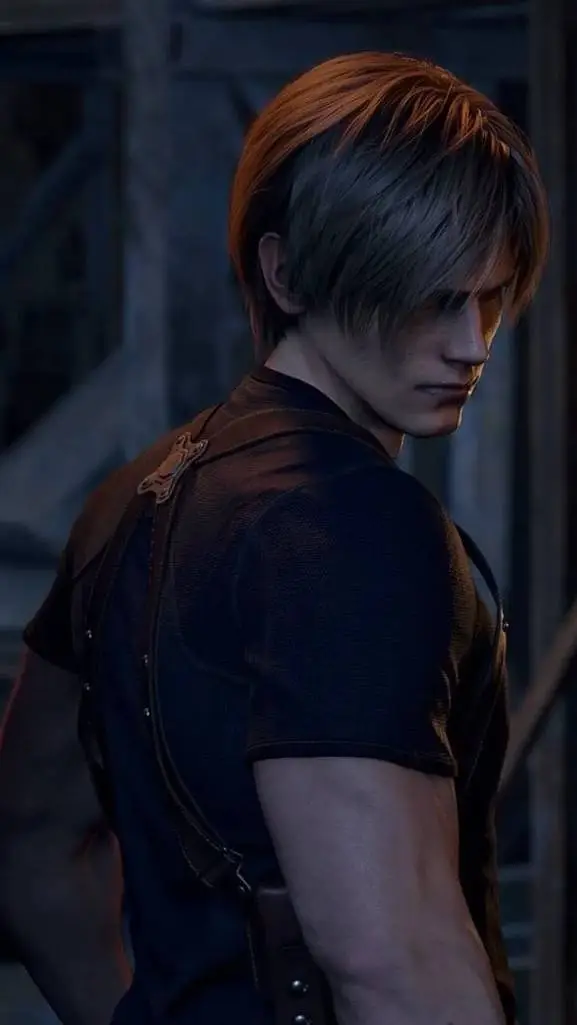 ai character: Leon Kennedy  background