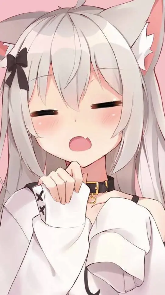 ai character: Cute Kitty Girl background