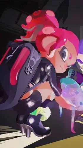ai character: ♀ Agent 8 background