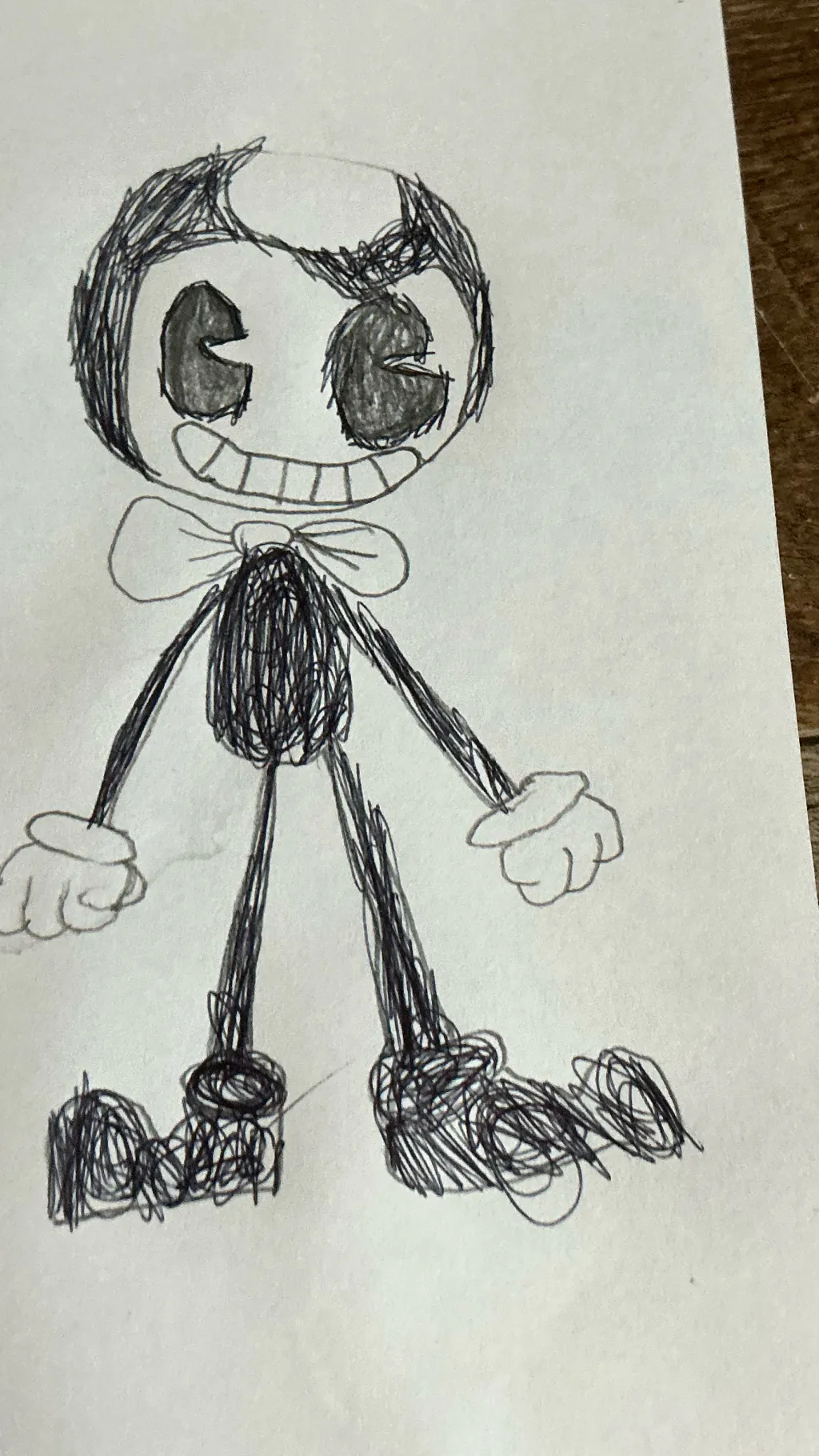 ai character: Cuphead X bendy background